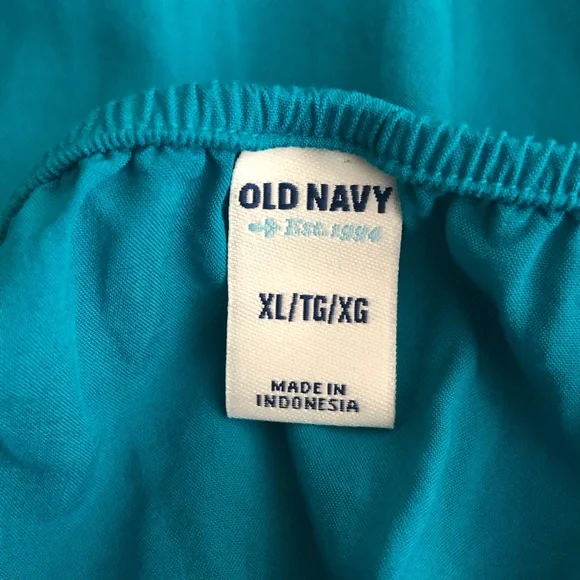 Old Navy Turquoise Sleeveless Dress Size XL Ruffle Details Flowy Lightweight - Picture 2 of 13